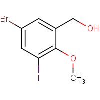 CAS: 1353878-13-3 | OR310120 | (5-Bromo-3-iodo-2-methoxyphenyl)methanol