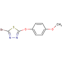 CAS:946884-40-8 | OR310134 | 2-Bromo-5-(4-methoxyphenoxy)-1,3,4-thiadiazole