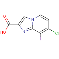 CAS: 1335112-99-6 | OR310183 | 7-Chloro-8-iodoimidazo[1,2-a]pyridine-2-carboxylic acid