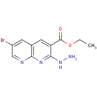 CAS: 1335113-09-1 | OR310185 | Ethyl 6-bromo-2-hydrazinyl-1,8-naphthyridine-3-carboxylate