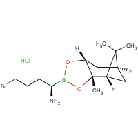 CAS:131100-00-0 | OR310266 | (1R)-1-Amino-4-bromobutan-1-ylboronic acid (1S,2S,3R,5S)-(+)-2,3-pinanediol ester hydrochloride