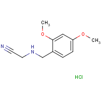 CAS: 94459-09-3 | OR310331 | 2-{[(2,4-Dimethoxyphenyl)methyl]amino}acetonitrile hydrochloride
