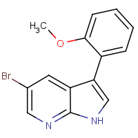 CAS:875639-78-4 | OR310333 | 5-Bromo-3-(2-methoxyphenyl)-1H-pyrrolo[2,3-b]pyridine