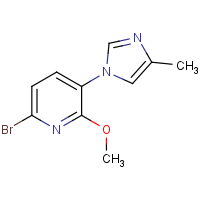 CAS: 1123194-98-8 | OR310343 | 6-Bromo-2-methoxy-3-(4-methyl-1H-imidazol-1-yl)pyridine