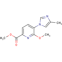 CAS: 1262197-81-8 | OR310378 | Methyl 6-methoxy-5-(4-methyl-1H-imidazol-1-yl)pyridine-2-carboxylate