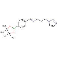 CAS: 2096353-54-5 | OR310394 | (E)-[3-(1H-Imidazol-1-yl)propyl]({[4-(tetramethyl-1,3,2-dioxaborolan-2-yl)phenyl]methylidene})amine