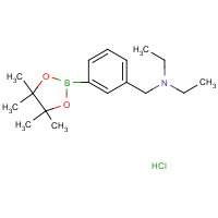 CAS: | OR310397 | Diethyl({[3-(tetramethyl-1,3,2-dioxaborolan-2-yl)phenyl]methyl})amine hydrochloride