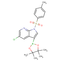 CAS: 866546-11-4 | OR310431 | 5-Chloro-1-[(4-methylbenzene)sulfonyl]-3-(tetramethyl-1,3,2-dioxaborolan-2-yl)-1H-pyrrolo[2,3-b]pyridine