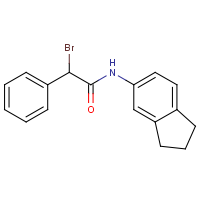 CAS:864932-47-8 | OR310433 | 2-Bromo-N-(2,3-dihydro-1H-inden-5-yl)-2-phenylacetamide
