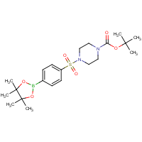 CAS:1042917-53-2 | OR310474 | tert-Butyl 4-{[4-(tetramethyl-1,3,2-dioxaborolan-2-yl)benzene]sulfonyl}piperazine-1-carboxylate