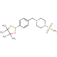 CAS:1206641-59-9 | OR310475 | 1-Methanesulfonyl-4-{[4-(tetramethyl-1,3,2-dioxaborolan-2-yl)phenyl]methyl}piperazine