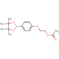CAS:  | OR310478 | 2-(4-(4,4,5,5-Tetramethyl-1,3,2-dioxaborolan-2-yl)phenoxy)ethyl acetate