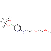 CAS:  | OR310482 | N-[3-(2-Methoxyethoxy)propyl]-5-(tetramethyl-1,3,2-dioxaborolan-2-yl)pyridin-2-amine
