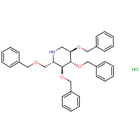 CAS: 72983-76-7 | OR310534 | (2S,3S,4S,5R)-3,4,5-Tris(benzyloxy)-2-[(benzyloxy)methyl]piperidine hydrochloride