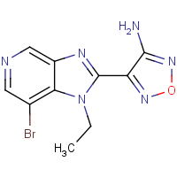 CAS: 607370-99-0 | OR310545 | 4-{7-Bromo-1-ethyl-1H-imidazo[4,5-c]pyridin-2-yl}-1,2,5-oxadiazol-3-amine