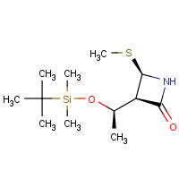 CAS: 82864-31-1 | OR310547 | (3R,4R)-4-Methylthio-3-[(R)-1-((t-butyldimethylsilyl)oxy)ethyl]-2-azetidinone