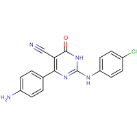 CAS: 1582770-03-3 | OR310552 | 4-(4-Aminophenyl)-2-[(4-chlorophenyl)amino]-6-oxo-1,6-dihydropyrimidine-5-carbonitrile