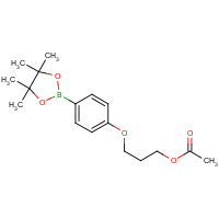 CAS:  | OR310578 | 3-[4-(Tetramethyl-1,3,2-dioxaborolan-2-yl)phenoxy]propyl acetate