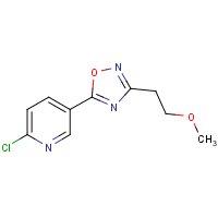 CAS: 1239723-21-7 | OR310665 | 2-Chloro-5-[3-(2-methoxyethyl)-1,2,4-oxadiazol-5-yl]pyridine