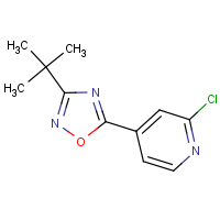 CAS: 1338675-20-9 | OR310670 | 4-(3-tert-Butyl-1,2,4-oxadiazol-5-yl)-2-chloropyridine