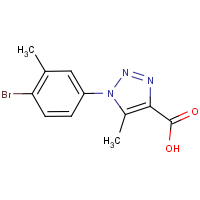 CAS: 933242-93-4 | OR310684 | 1-(4-Bromo-3-methylphenyl)-5-methyl-1H-1,2,3-triazole-4-carboxylic acid