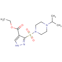 CAS:1260986-99-9 | OR310692 | Ethyl 3-[(4-isopropylpiperazin-1-yl)sulfonyl]-1H-pyrazole-4-carboxylate