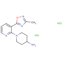 CAS: 1239748-54-9 | OR310732 | 1-[3-(3-Methyl-1,2,4-oxadiazol-5-yl)pyridin-2-yl]piperidin-4-amine dihydrochloride