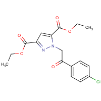 CAS: 1610377-15-5 | OR310745 | Diethyl 1-[2-(4-chlorophenyl)-2-oxoethyl]-1H-pyrazole-3,5-dicarboxylate
