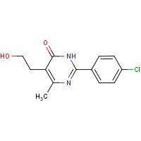 CAS: 82019-55-4 | OR310760 | 2-(4-Chlorophenyl)-5-(2-hydroxyethyl)-6-methylpyrimidin-4(3H)-one