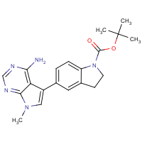 CAS:1391053-27-2 | OR310815 | tert-Butyl 5-{4-amino-7-methyl-7H-pyrrolo[2,3-d]pyrimidin-5-yl}-2,3-dihydro-1H-indole-1-carboxylate