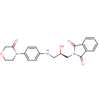CAS: 446292-07-5 | OR310828 | 2-[(2R)-2-Hydroxy-3-[[4-(3-oxo-4-morpholinyl)phenyl]amino]propyl]-1H-isoindole-1,3(2H)-dione