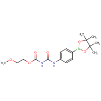 CAS:  | OR310842 | 2-Methoxyethyl {[4-(4,4,5,5-tetramethyl-1,3,2-dioxaborolan-2-yl)phenyl]carbamoyl}carbamate