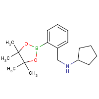 CAS: 1256360-57-2 | OR310882 | N-{[2-(Tetramethyl-1,3,2-dioxaborolan-2-yl)phenyl]methyl}cyclopentanamine