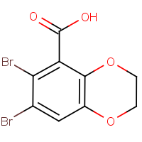 CAS: 66411-17-4 | OR310908 | 6,7-Dibromo-2,3-dihydro-1,4-benzodioxine-5-carboxylic acid