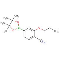 CAS: | OR310985 | 2-Propoxy-4-(tetramethyl-1,3,2-dioxaborolan-2-yl)benzonitrile