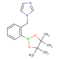 CAS:  | OR310988 | 1-{[2-(Tetramethyl-1,3,2-dioxaborolan-2-yl)phenyl]methyl}-1H-imidazole