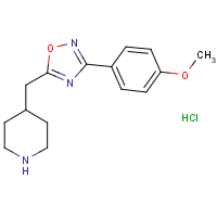 CAS: 1622069-60-6 | OR310994 | 4-{[3-(4-Methoxyphenyl)-1,2,4-oxadiazol-5-yl]methyl}piperidine hydrochloride