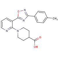 CAS: 1223883-26-8 | OR310999 | 1-{3-[3-(4-Methylphenyl)-1,2,4-oxadiazol-5-yl]pyridin-2-yl}piperidine-4-carboxylic acid