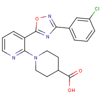 CAS: 1260934-87-9 | OR311000 | 1-{3-[3-(3-Chlorophenyl)-1,2,4-oxadiazol-5-yl]pyridin-2-yl}piperidine-4-carboxylic acid