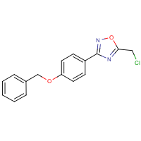 CAS: 937650-48-1 | OR311003 | 3-[4-(Benzyloxy)phenyl]-5-(chloromethyl)-1,2,4-oxadiazole