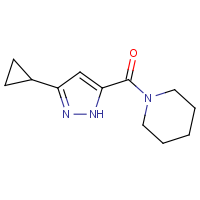 CAS: 1186634-98-9 | OR311022 | 1-(3-Cyclopropyl-1H-pyrazole-5-carbonyl)piperidine