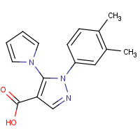 CAS: 1260950-82-0 | OR311023 | 1-(3,4-Dimethylphenyl)-5-(1H-pyrrol-1-yl)-1H-pyrazole-4-carboxylic acid