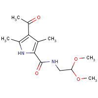 CAS: 1232794-99-8 | OR311028 | 4-Acetyl-N-(2,2-dimethoxyethyl)-3,5-dimethyl-1H-pyrrole-2-carboxamide