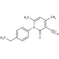 CAS: 727374-25-6 | OR311034 | 1-(4-Ethylphenyl)-4,6-dimethyl-2-oxo-1,2-dihydropyridine-3-carbonitrile