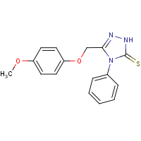 CAS: 107951-97-3 | OR311080 | 5-[(4-Methoxyphenoxy)methyl]-4-phenyl-2,4-dihydro-3H-1,2,4-triazole-3-thione