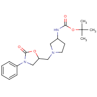 CAS: 1644602-71-0 | OR311133 | tert-Butyl N-{1-[(2-oxo-3-phenyl-1,3-oxazolidin-5-yl)methyl]pyrrolidin-3-yl}carbamate