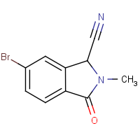 CAS:1644602-70-9 | OR311134 | 6-Bromo-2-methyl-3-oxo-2,3-dihydro-1H-isoindole-1-carbonitrile