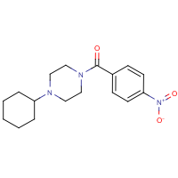 CAS:625411-48-5 | OR311152 | 1-Cyclohexyl-4-(4-nitrobenzoyl)piperazine