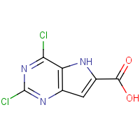 CAS:1781241-35-7 | OR311157 | 2,4-Dichloro-5H-pyrrolo[3,2-d]pyrimidine-6-carboxylic acid