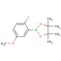 CAS:1256781-69-7 | OR311254 | 2-(2-iodo-5-methoxyphenyl)-4,4,5,5-tetramethyl-1,3,2-dioxaborolane